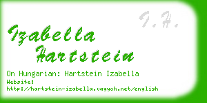 izabella hartstein business card